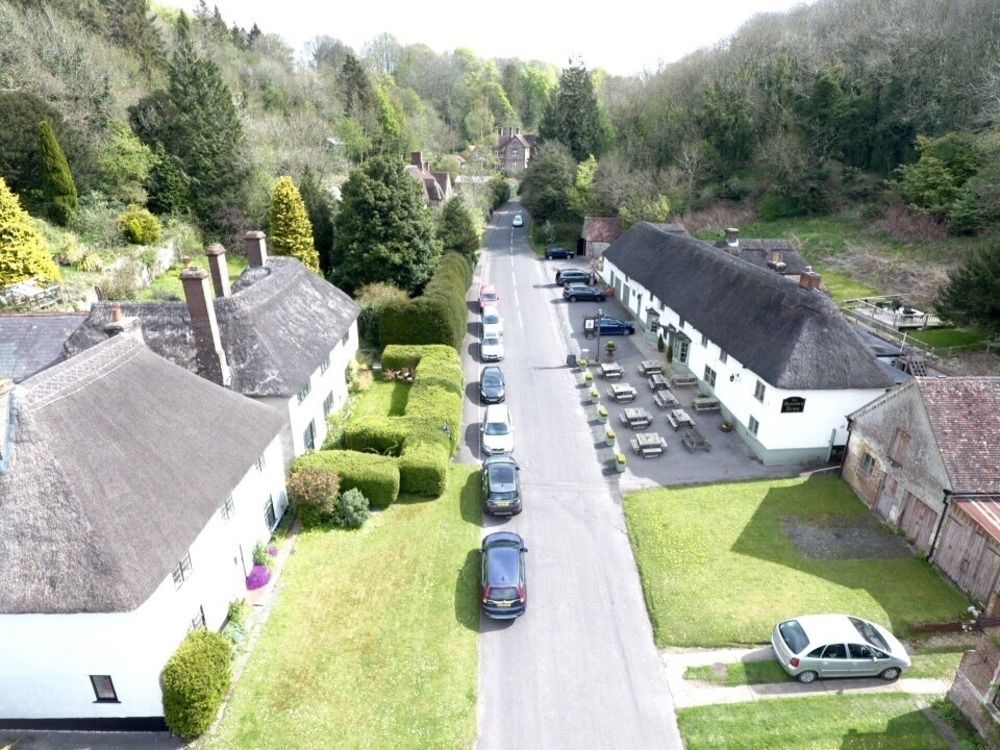 Hambro Arms Hotel Milton Abbas Bagian luar foto